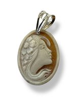 Pendente Mandile 1922 Donna Cammei  in Argento Conchiglia 2MCICM48 - 2MCICM48